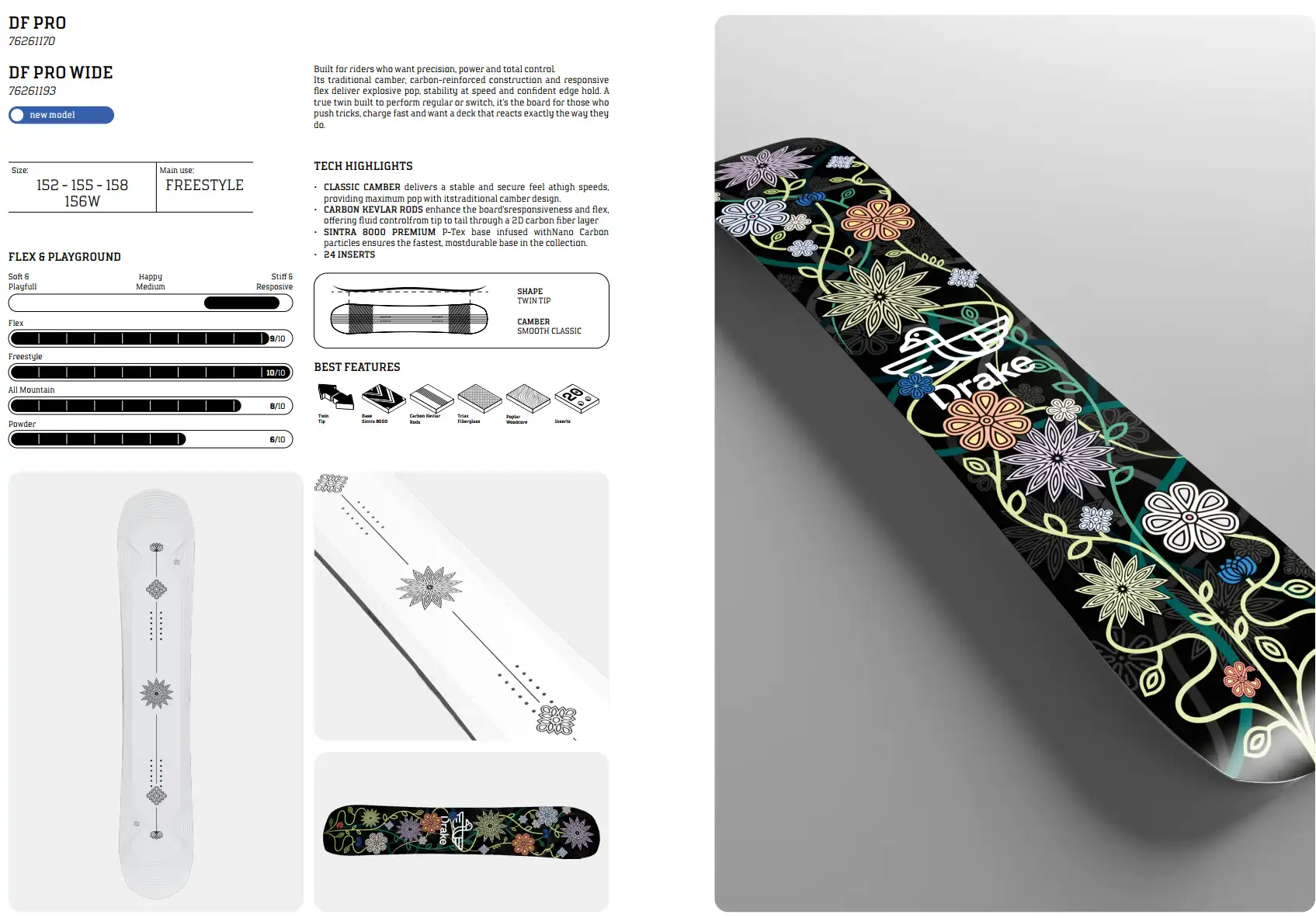 اسنوبرد دریک DF PRO 2027