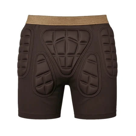 شلوارک محافظ اسکیت حرفه ای با پنج عدد ضربه گیر