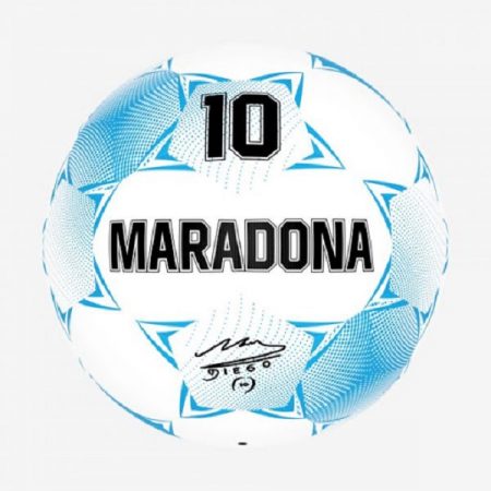 توپ فوتبال سایز5 پرسی طرح مارادونا