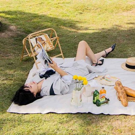 زیرانداز مسافرتی و کمپ نیچرهایکNATUREHIKE CANVAS PICNIC MAT NH20FCD10