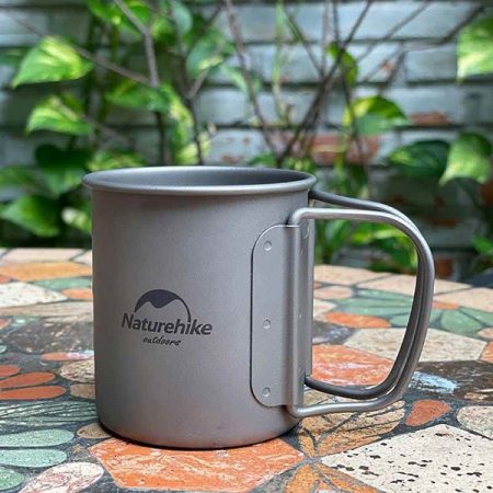 لیوان کوهنوردی و کمپ تیتانیوم نیچرهایک NATUREHIKE 20CJ TITANIUM CUP NH20CJ005