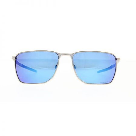 عینک آفتابی اوکلی مدل SATIN CHROME آبی
