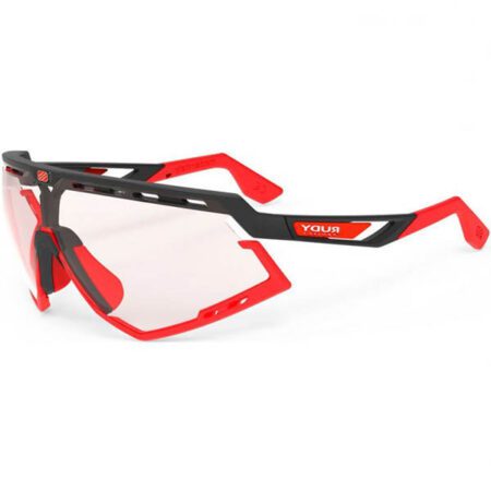 عینک آفتابی رودی مدل DEFENDER BLACK MATTE BUMPERS RED FLUO IMPACTX