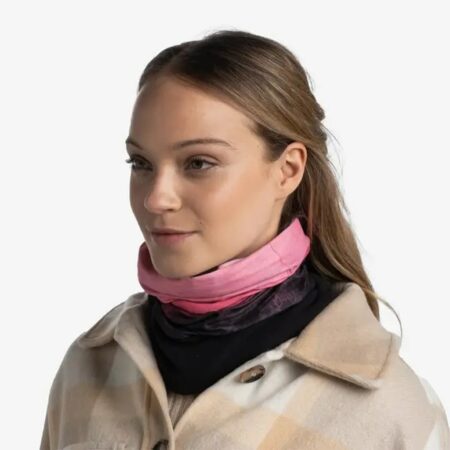 دستمال سر و گردن زمستانی باف مدل Haera Mauve