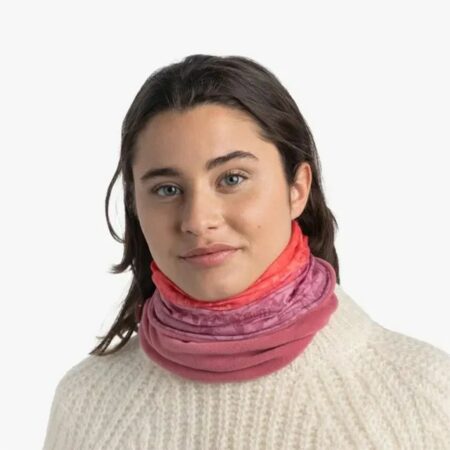 دستمال سر و گردن زمستانی باف مدل Yadora Tulip Pink