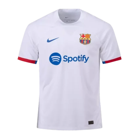 لباس دوم بارسلونا 2024 نسخه پلیری با لوگوی ژله ای