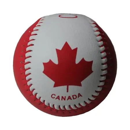 توپ بیسبال طرح پرچم کانادا