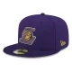 کلاه کپ بسکتبالی لس آنجلس لیکرز بنفش طرح LA