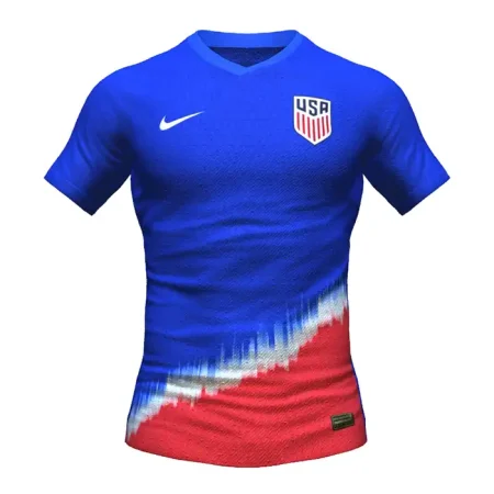 لباس دوم امریکا 2024 ورژن پلیری با لوگوی ژله ای و تایلندی