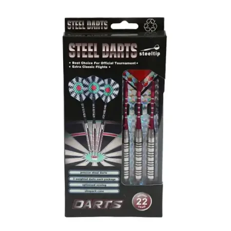سوزن دارت 22 گرمی STEEL DARTS پک سه عددی