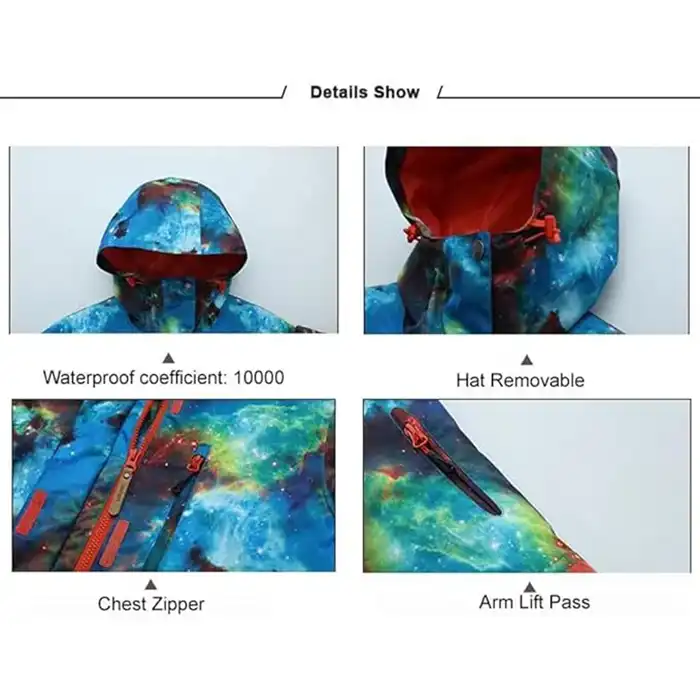 کاپشن اسکی زنانه GSOU SNOW مدل JK 1798