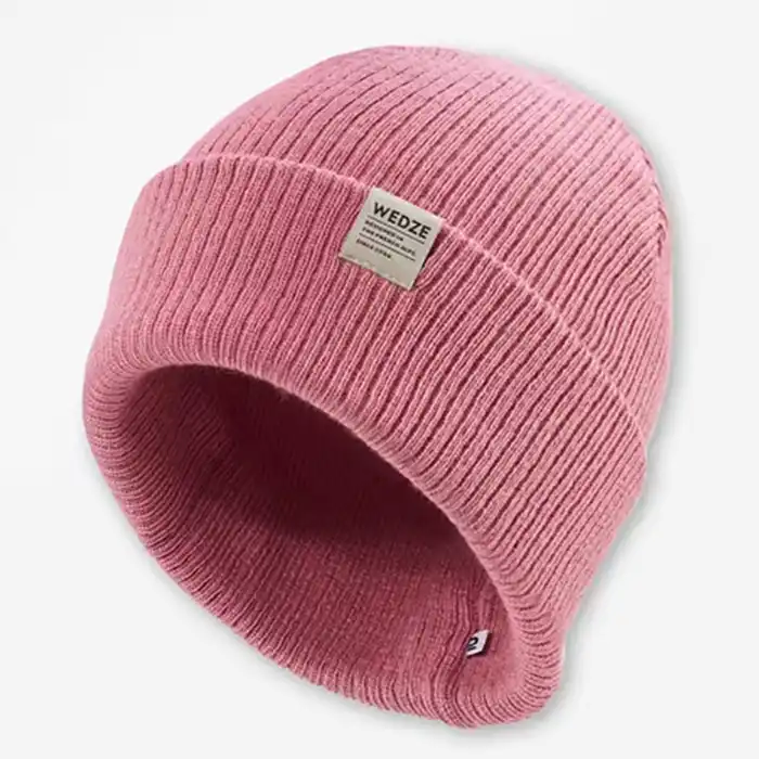 کلاه بافتنی WEDZE مدل FISHERMAN PINK