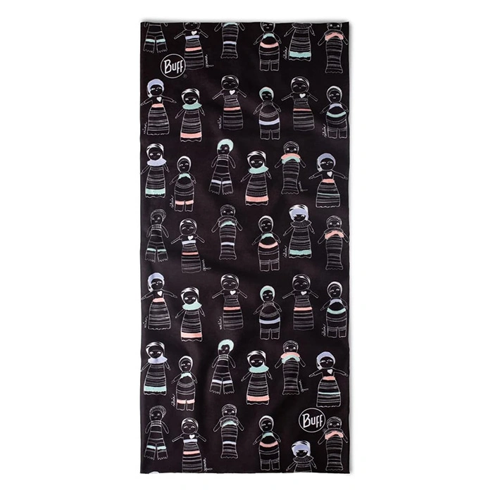 دستمال سر و گردن باف مدل CAMWA BLACK