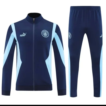 گرمکن شلوار تمام زیپ منچسترسیتی فصل 2026-2025 رنگ سرمه‌ای