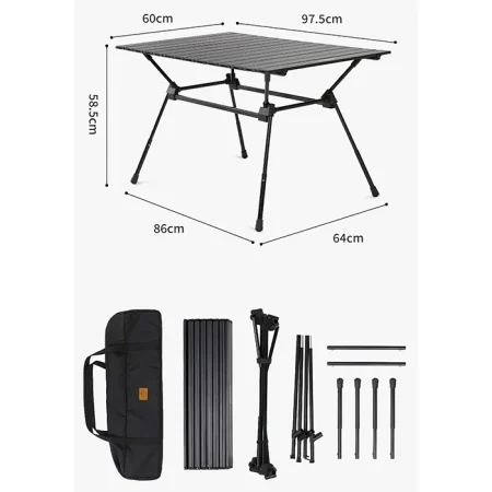 میز نیچرهایک مدل  adjustable aluminum alloy