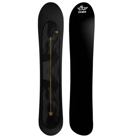اسنوبرد Drake G-ONE 2027 نمای کامل طرح مشکی و طلایی