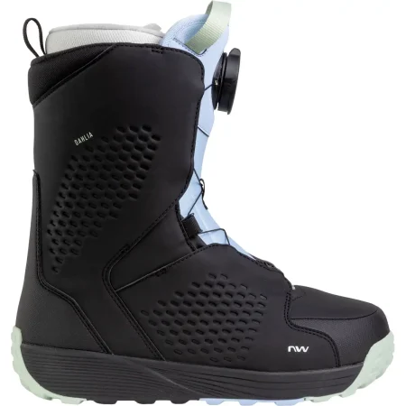 بوت اسنوبرد زنانه نورث‌ویو مدل Dahlia SL.AM 2027 رنگ Black/Sky سیستم بستن سریع اتوماتیک
