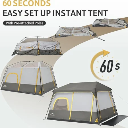 چادر 6 نفره نیچرهایک مدل  Cape 6 Person Camping