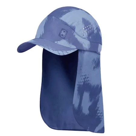 کلاه آفتابگیر کوهنوردی باف مدل BUFF PACK SAHARA CAP آبی