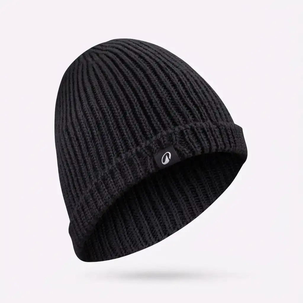 کلاه بافتنی DECATHLON مدل داکر FR500 مشکی - Image 2