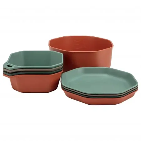 ست ظروف غذاخوری کمپینگ گربر مدل Gerber ComplEAT Tableware