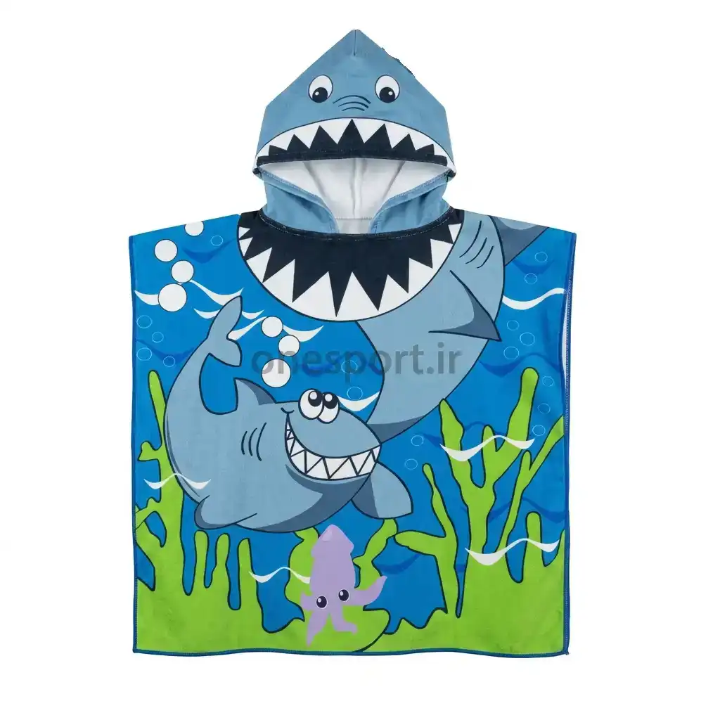 حوله پانچویی استخری و ساحلی کودک و نوجوان طرح کوسه