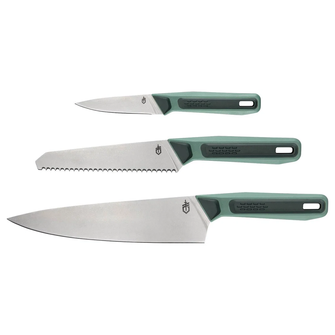 ست چاقوی آشپزی ۳ پارچه کمپینگ گربر مدل Gerber ComplEAT Knife Set