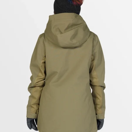 کاپشن و پارکا اسکی و اسنوبرد زنانه دیسی (DC) مدل Panoramic رنگ زیتونی (Ivy Green)