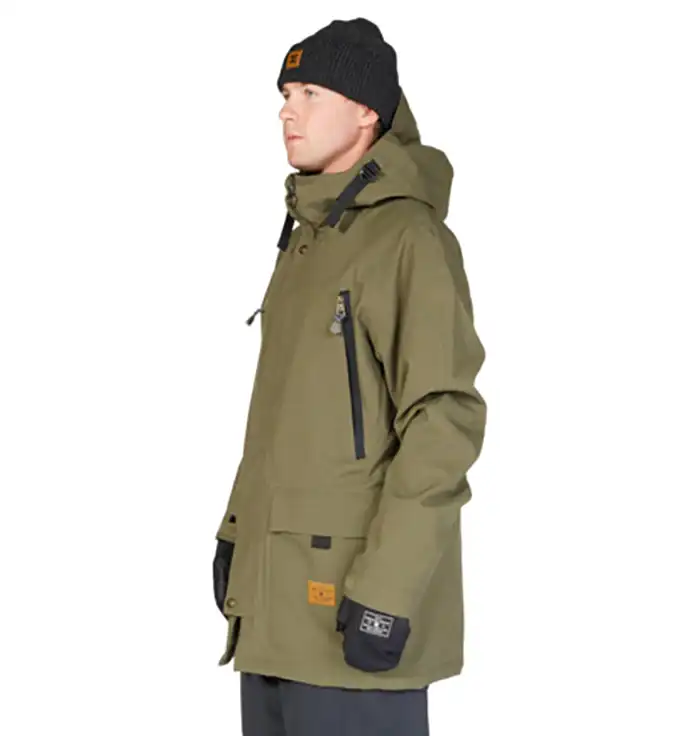کاپشن اسنوبرد مردانه دی سی (DC) مدل مدل Stealth Parka رنگ سبز