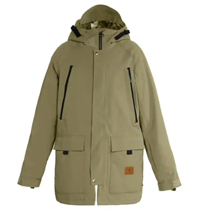 کاپشن اسنوبرد مردانه دی سی (DC) مدل مدل Stealth Parka رنگ سبز