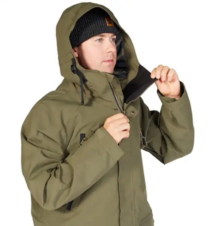 کاپشن اسنوبرد مردانه دی سی (DC) مدل مدل Stealth Parka رنگ سبز